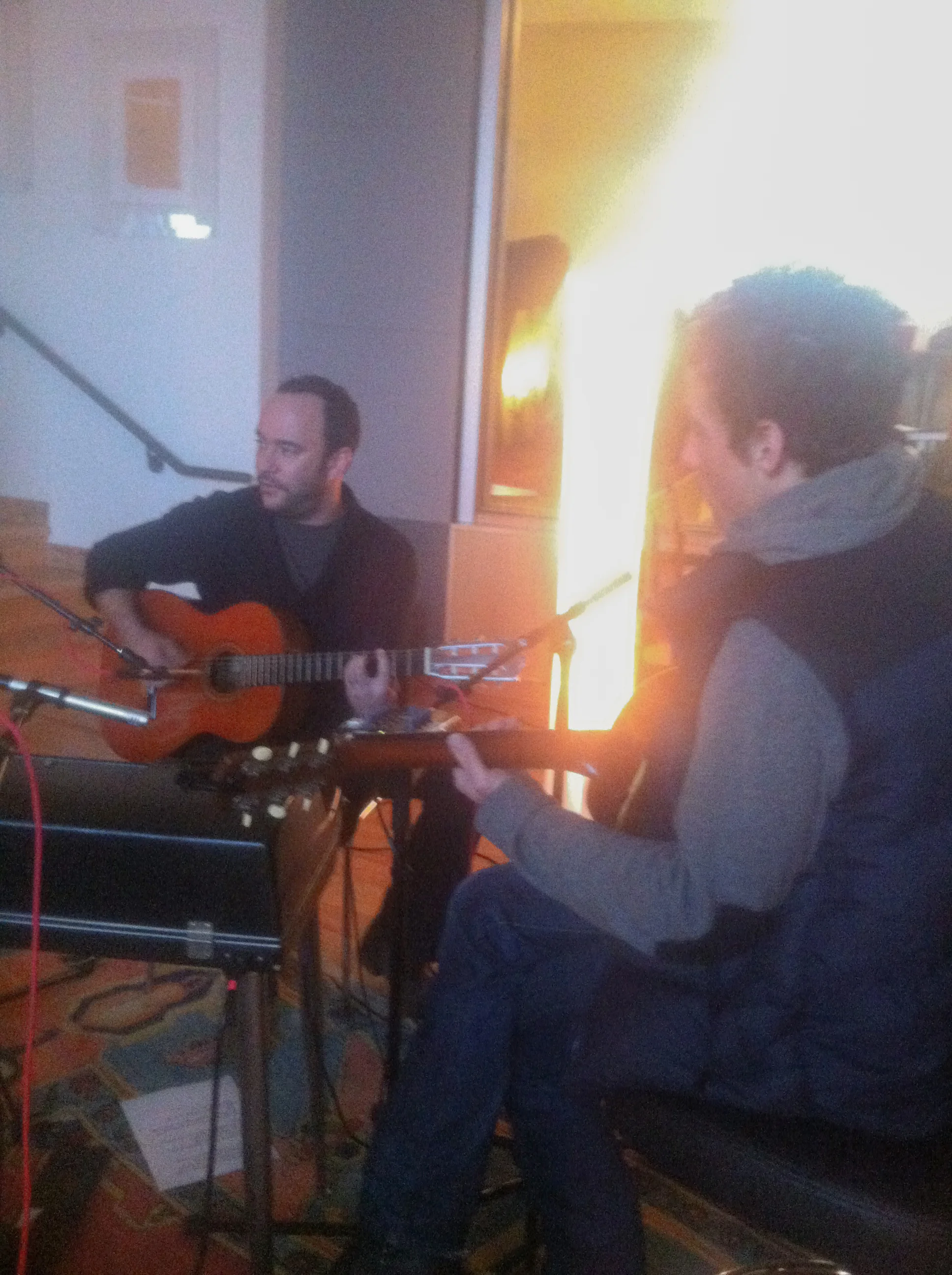 In session with Dave Matthews and Jakob Dylan