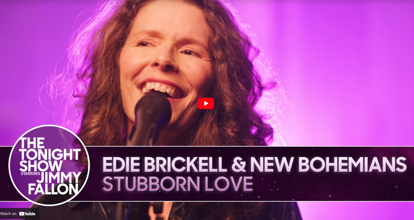 Edie Brickell on Tonight Show